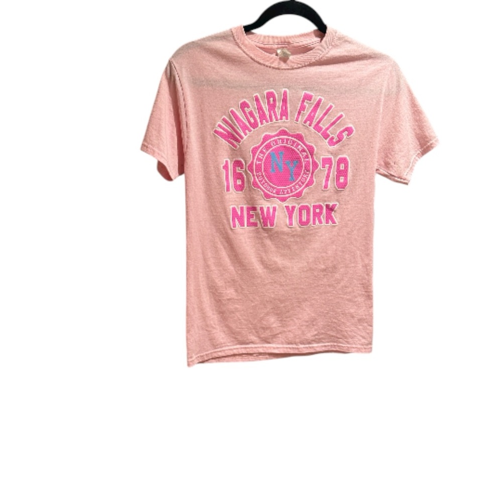 Pink Niagara Falls Graphic T-Shirt